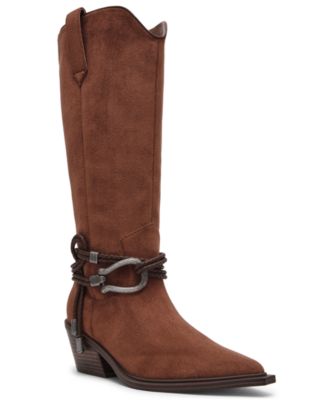 Women's Gennie Braided Buckle Western Tall Boots
