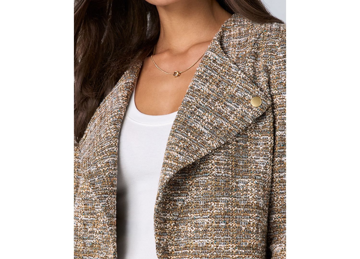 Women's Notch Lapel Moto Jacket
