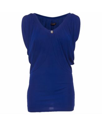 Women's Jersey Knit Draped Top