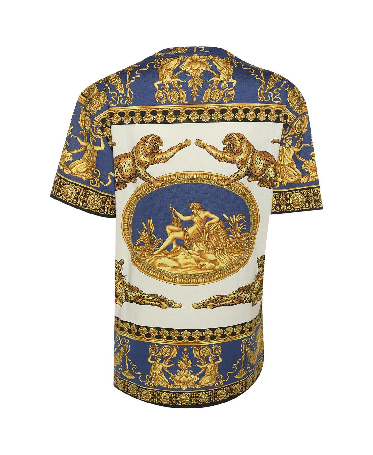 Pre-Owned Versace Women's Baroque Panther Print Jersey T-Shirt view 2 — MAYCSS fashion products