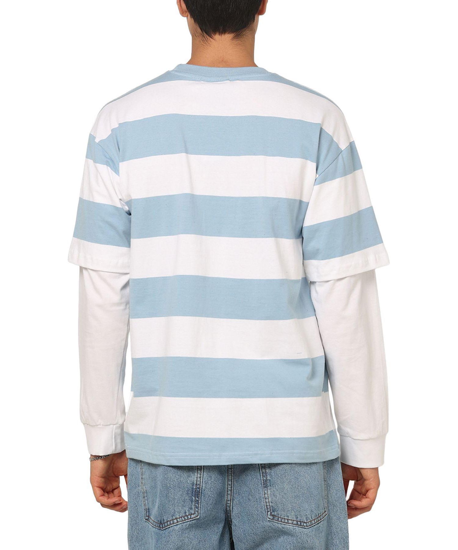 Men's Club Stripe Long Sleeve T-Shirt