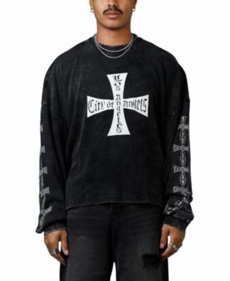 Men's Washed Chopper Thermal Long Sleeve T-Shirt