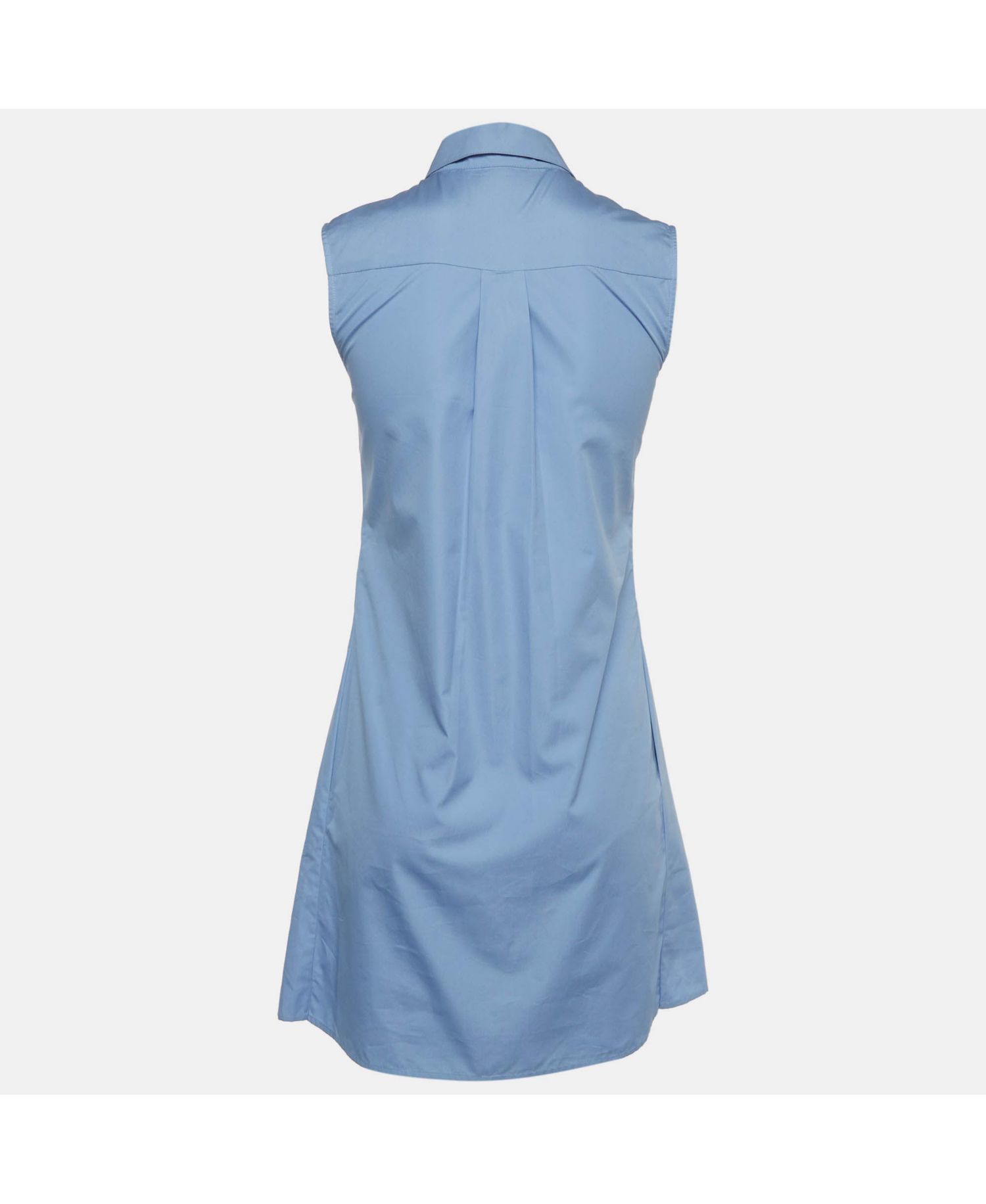 Women's Cotton Pleated Sleeveless Dress