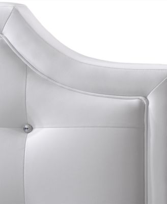 Ashima Modern Full Bed with Upholstered Headboard