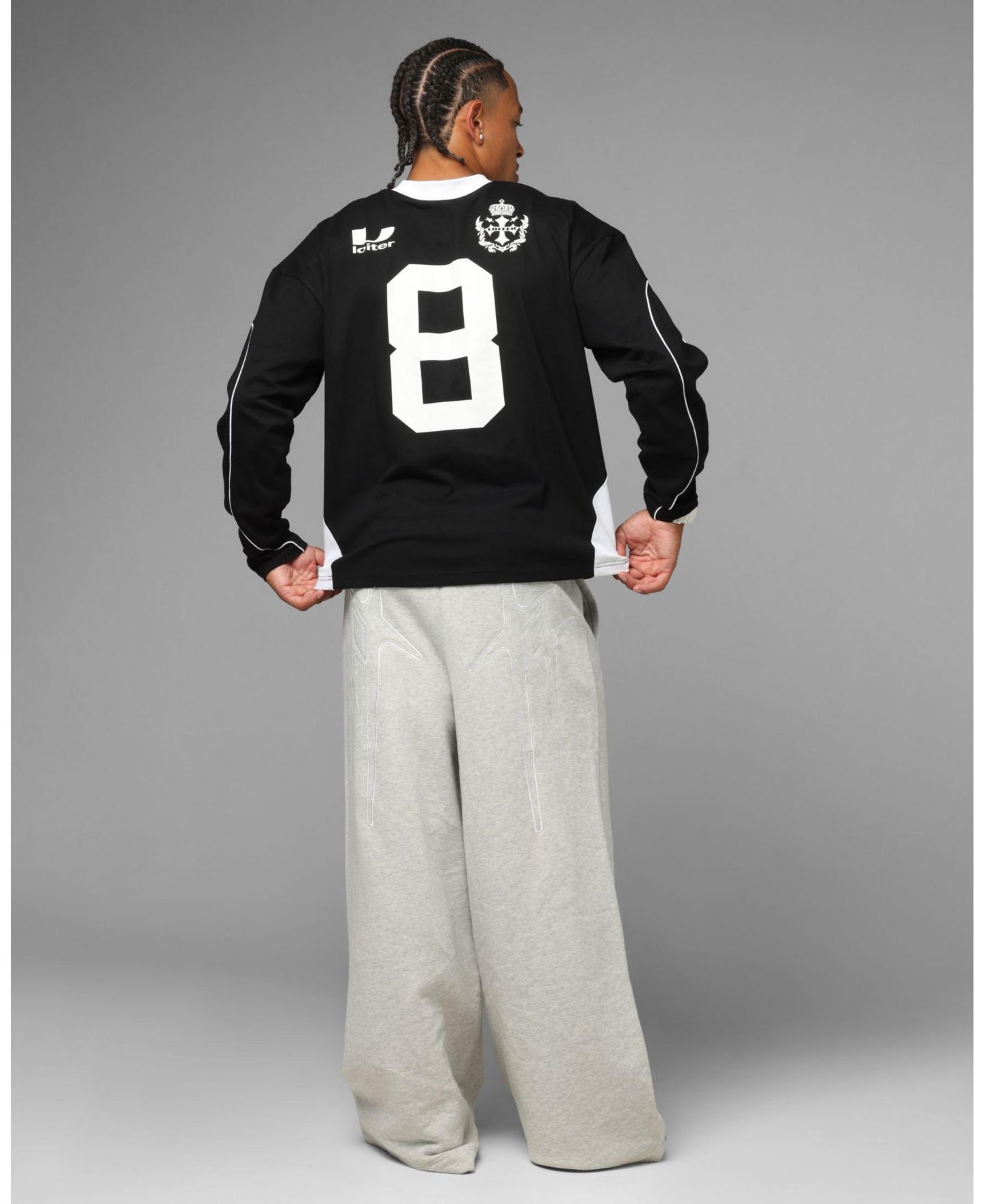 Мужская футболка Loiter World Cup Long Sleeve, цвет: Чёрный — фото 6