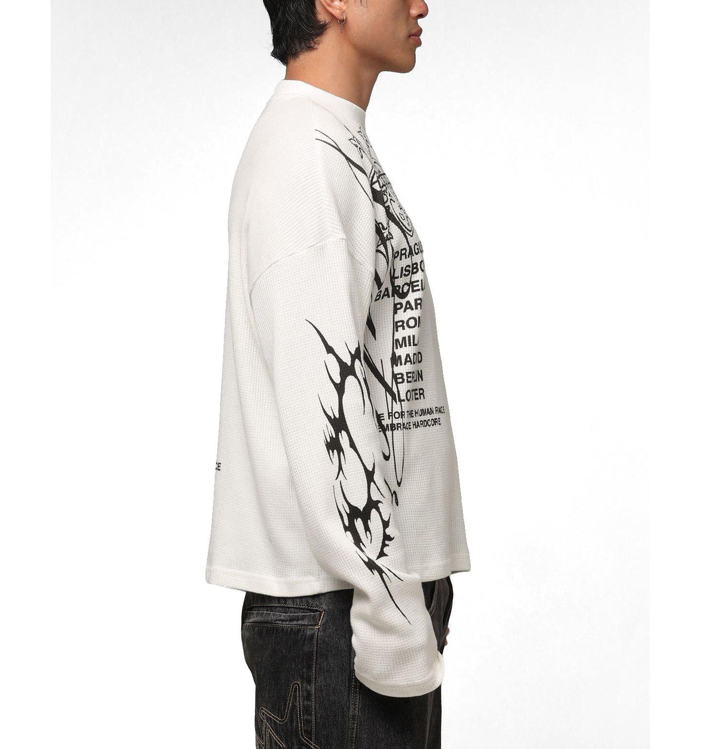Мужская футболка Loiter Cyber Thermal Long Sleeve, цвет: Белый — фото 3