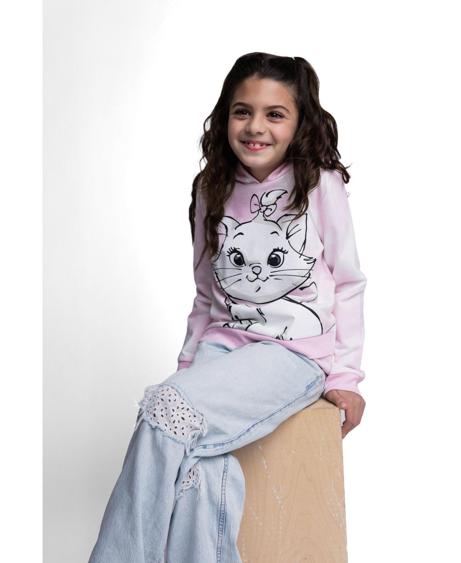 Girls' (5-12) Marie Fleece Pullover Hoodie