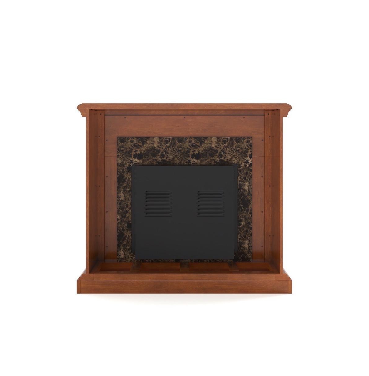 Augusta Home Cardona Electric Fireplace With Faux Marble