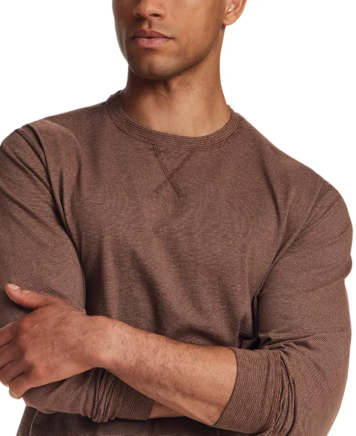 Men's Microstripe Crewneck T-Shirt - thumbnail 4