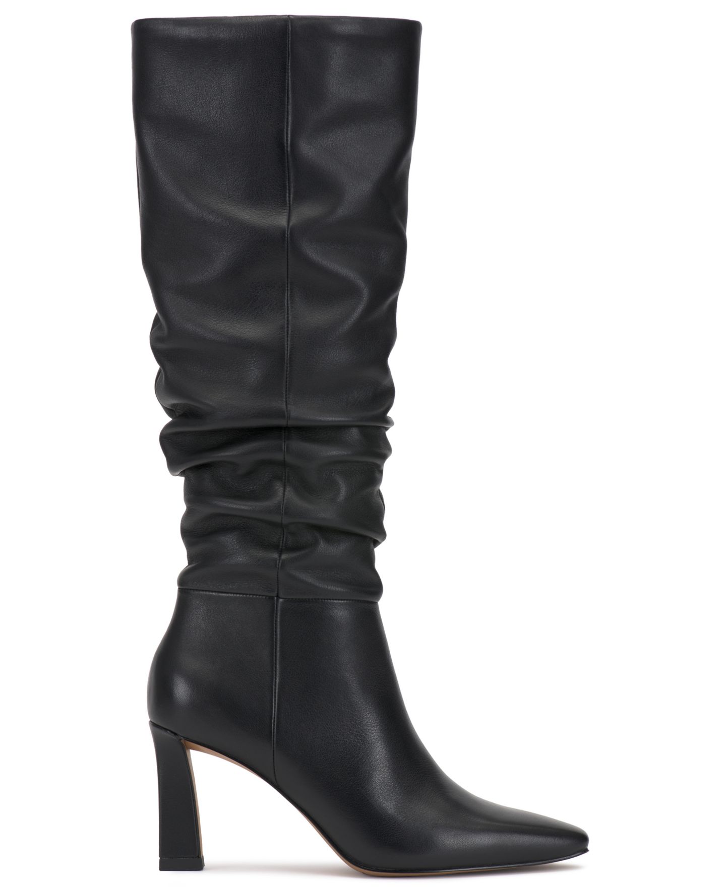 Женские ботинки Vince Camuto Genisa Slouchy Dress Boots, цвет: Чёрный кожаный — фото 2