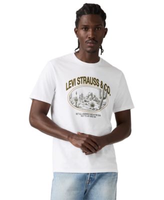 Mens' Graphic Logo Detail T-Shirt