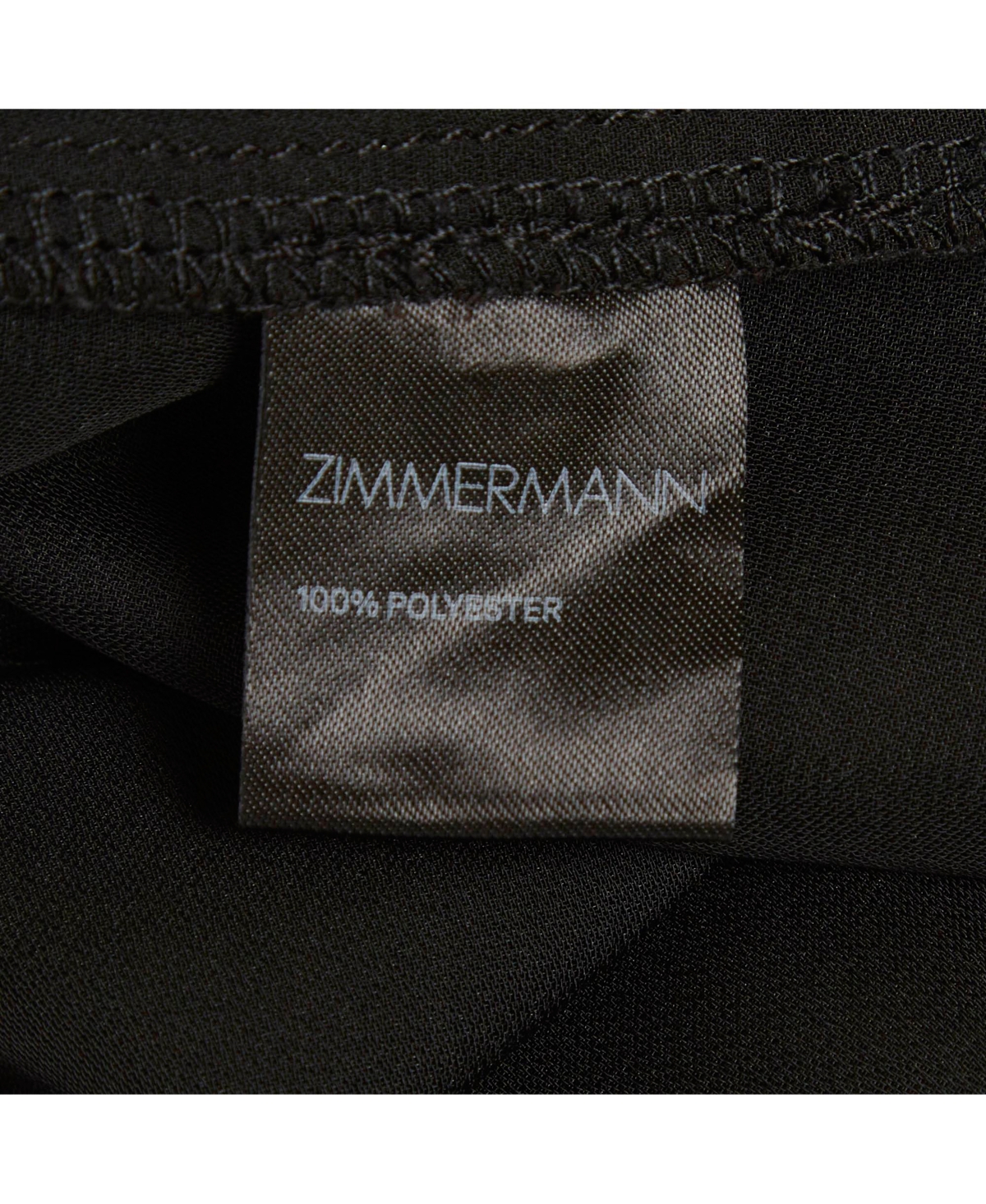 Pre-Owned Zimmermann Women's Crepe Draped Mini Dress