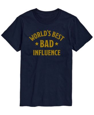 Men's Worlds Best Bad Influence Short-Sleeve Graphic T-Shirt