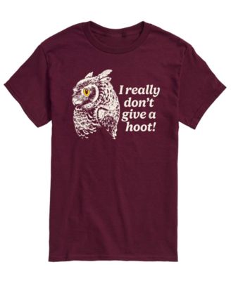 Men's Don't Give Hoot Owl Short-Sleeve Graphic T-Shirt