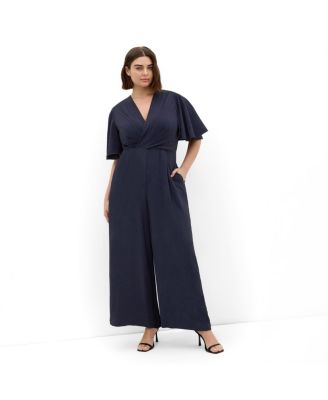 Women's Plus Size Braelynn V Neck Jumpsuit