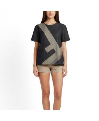 Women's Logo Graphic Denim T-Shirt