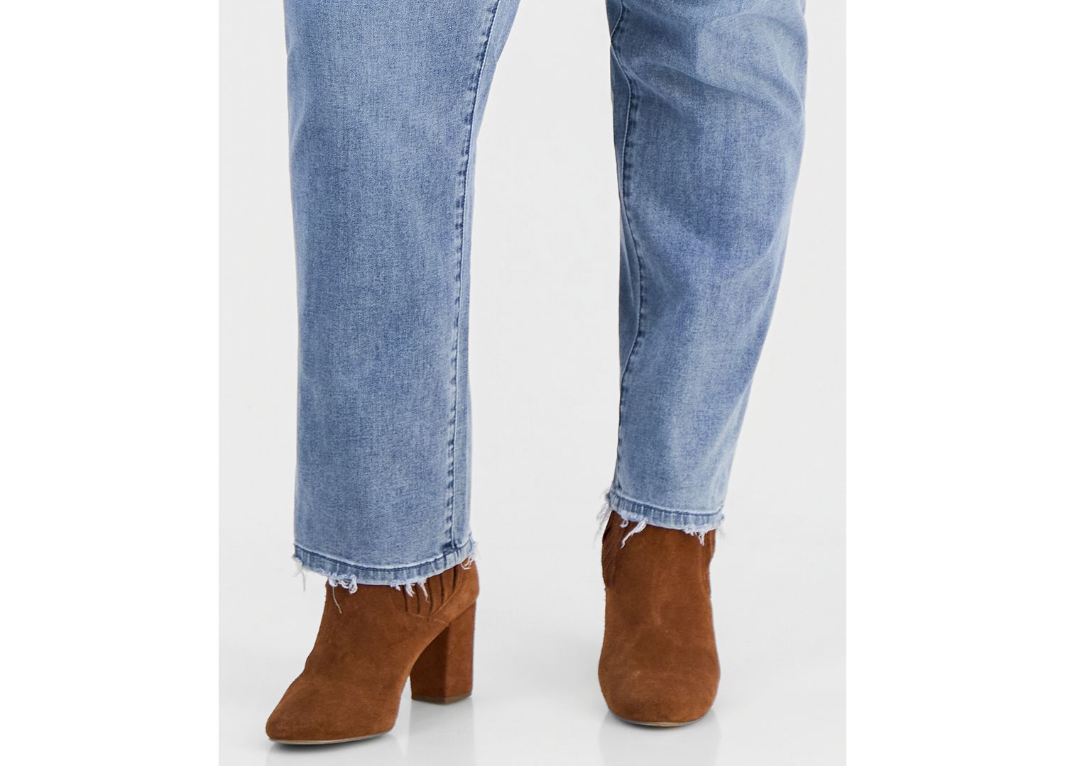 Trendy Plus Size AbSolution High-Rise Slim Straight-Leg Jeans