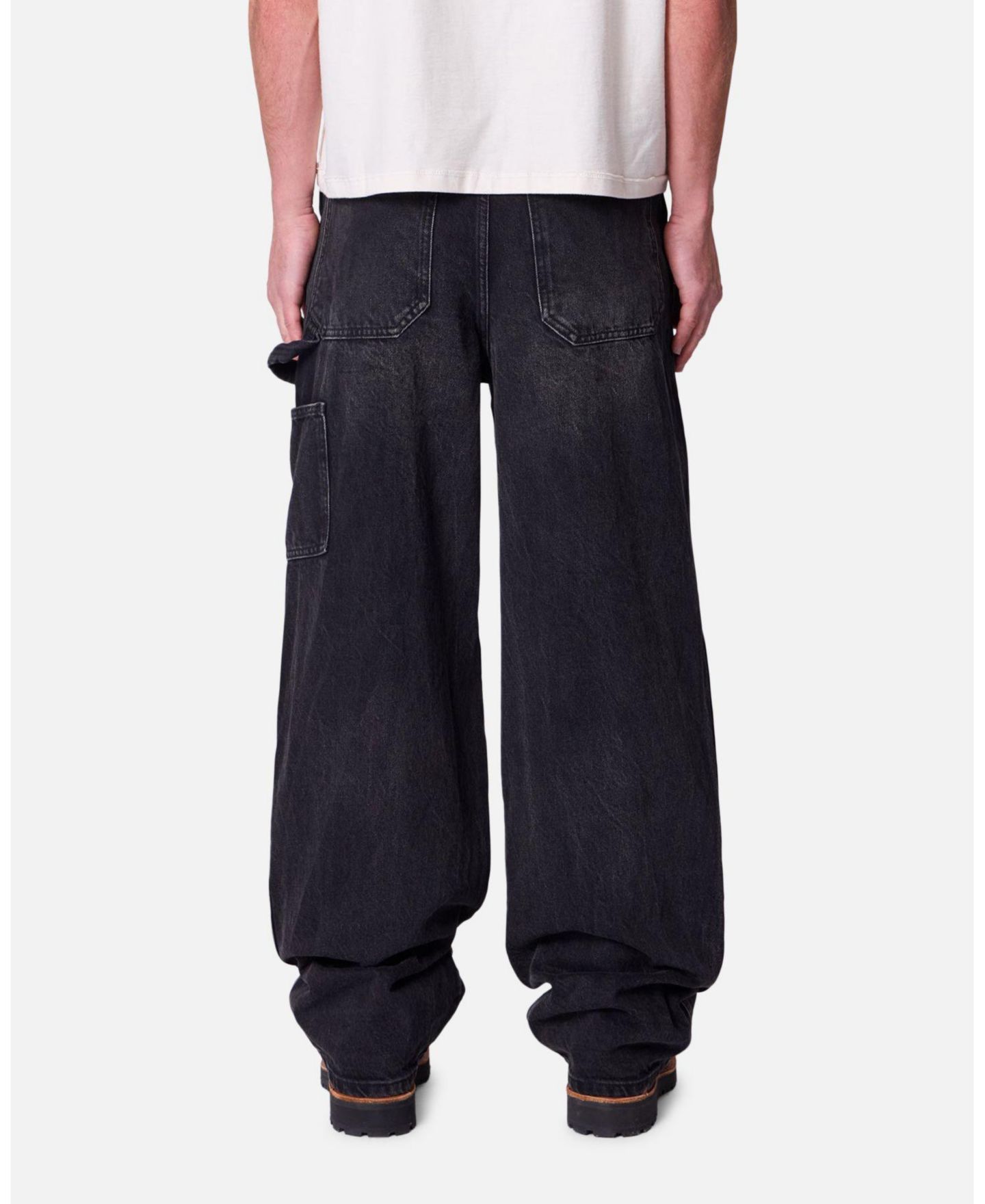 Мужские джинсы mnml Ultra Baggy Western Jewel, цвет: Чёрный — фото 4
