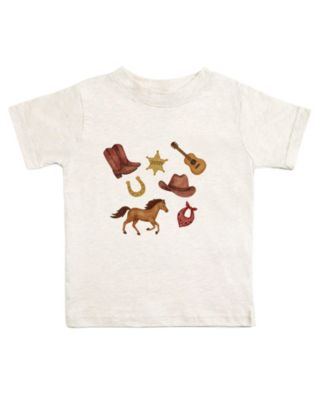 Boys (5-8) Western Cowboy Short Sleeve T-Shirt