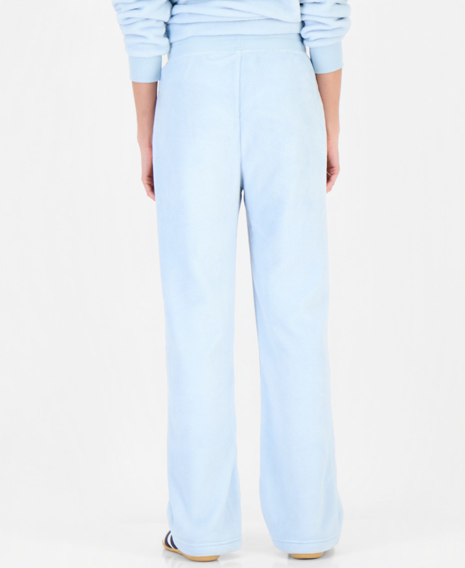 Juniors' Snoopy Woobie Wide-Leg Fleece Pants