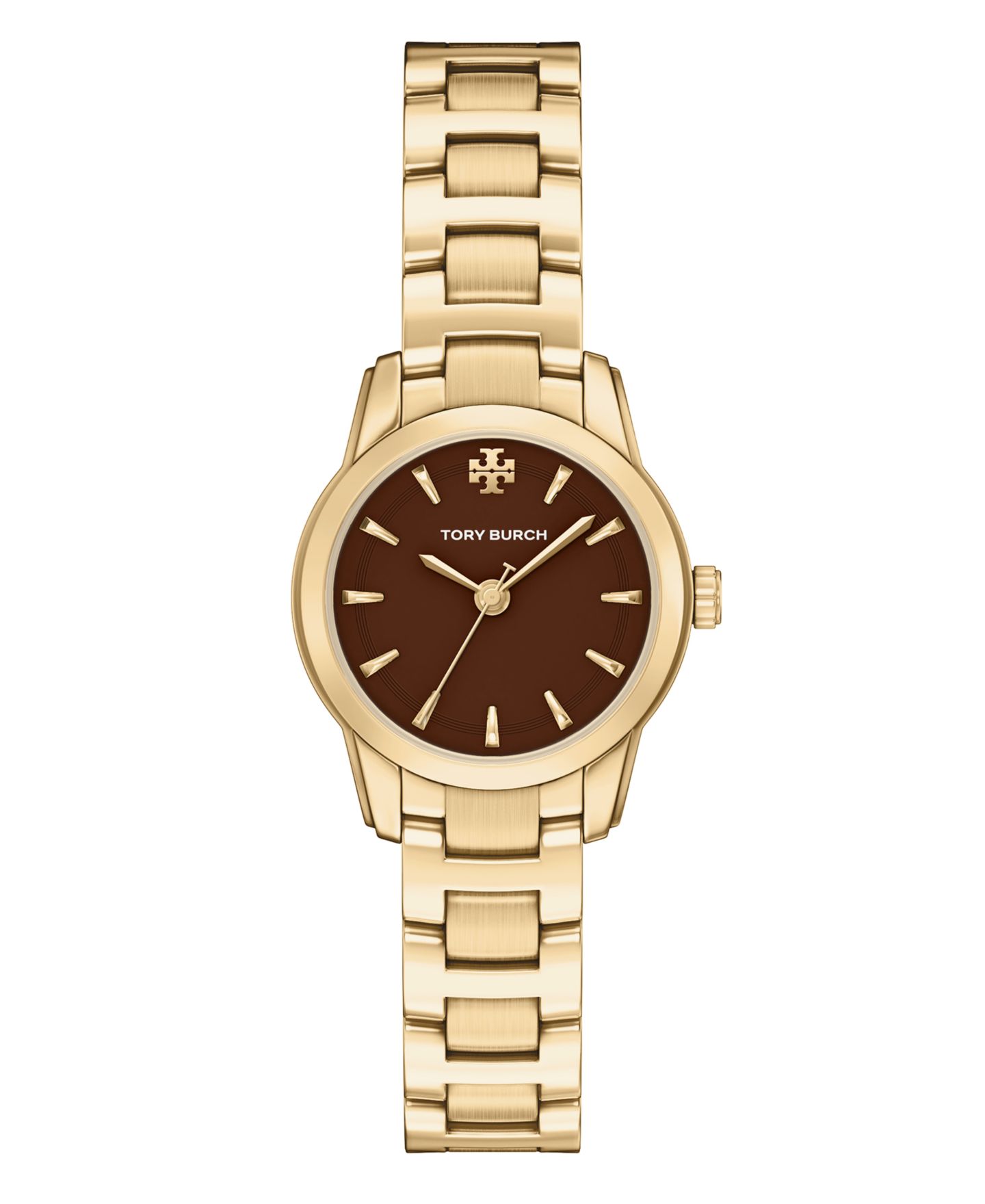 Женские часы Tory Burch Small Miller Gold-Tone Stainless Steel Watch 28mm — фото 1
