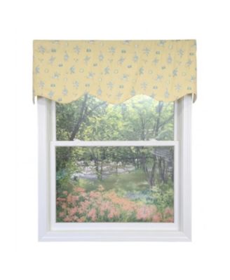 Circus Provance Window Valance 100% Cotton Lined Rod Pocket