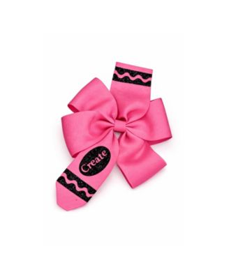 Little/Big Girls Back-to-School Crayon Hair Bow