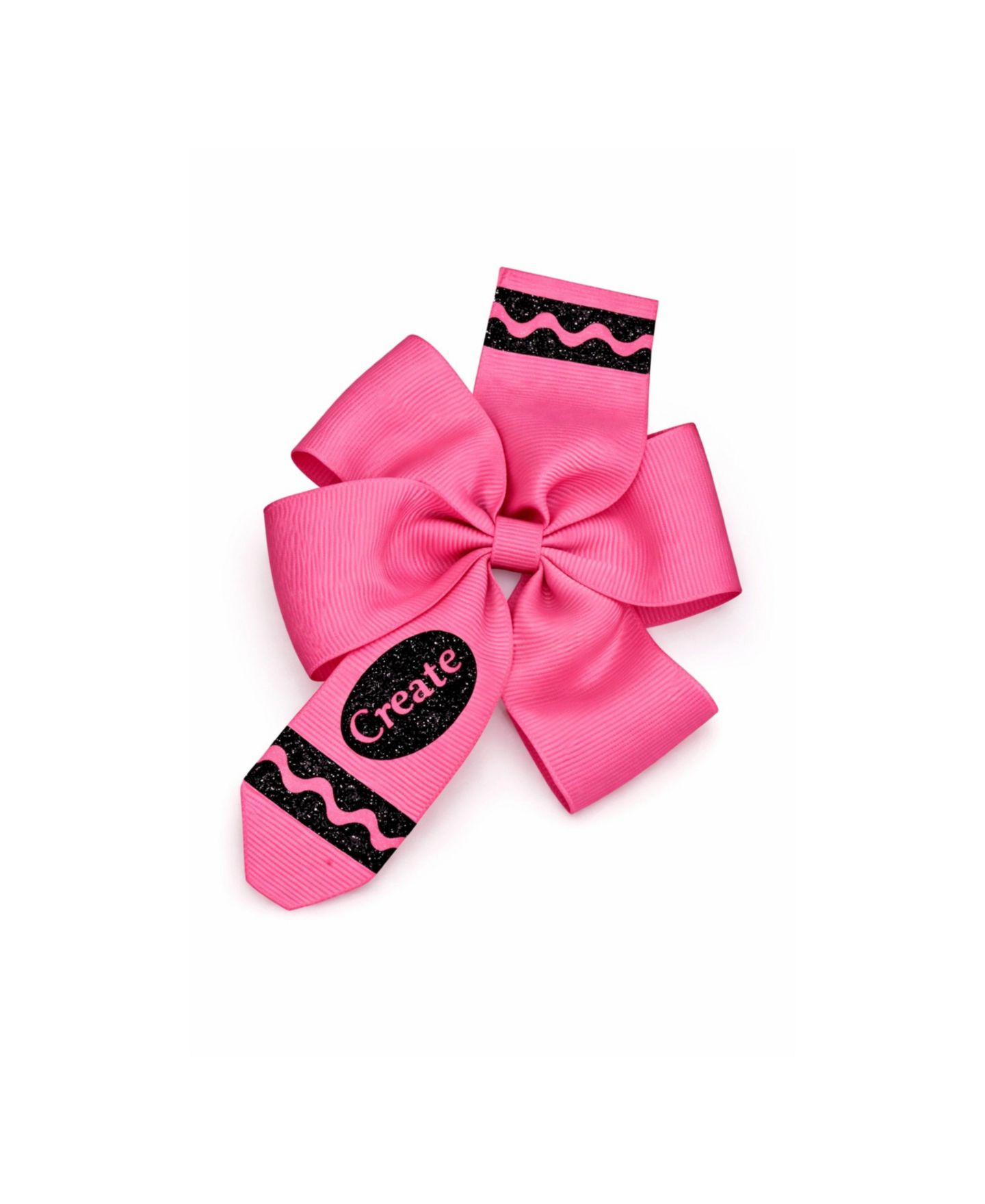 Аксессуары для волос Bits & Bows Back-to-School Crayon Hair Bow для девочек, цвет: Розовый — фото 1