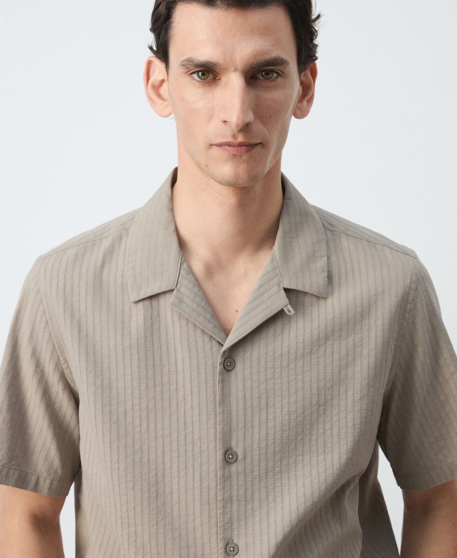 Men's Regular-Fit Cotton Shirt