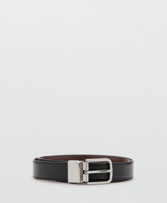 Men's Reversible Suit Leather Belt