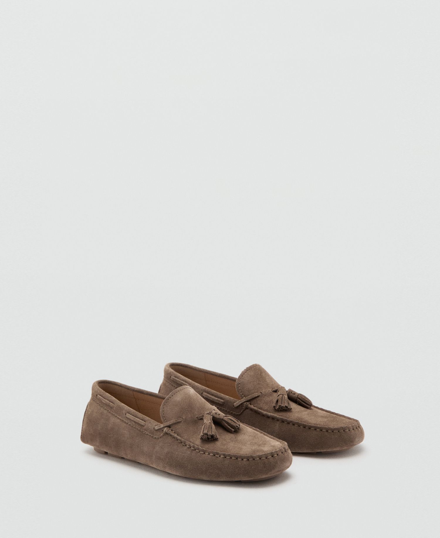 Men's Fringe Suede Driving Shoes