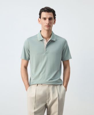 Men's Slim-Fit Solid Polo Shirt