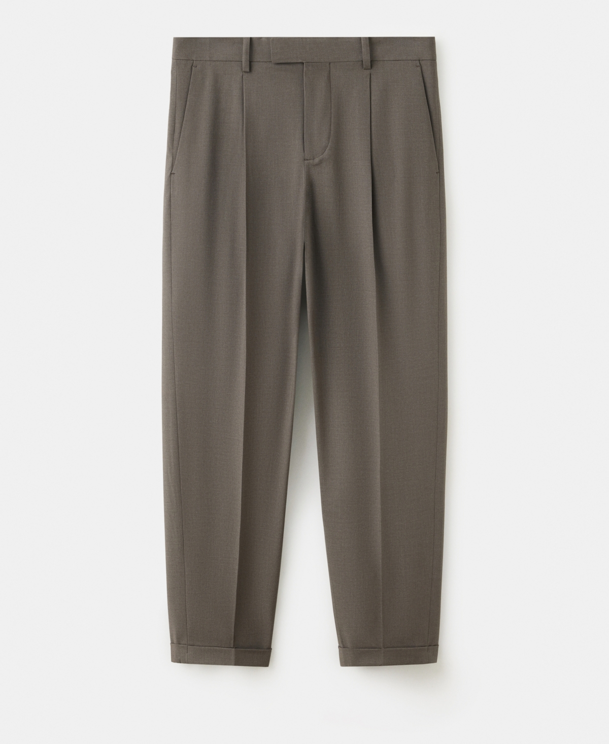 Mango Men's Boston Regular-fit Suit Pants In Medium Brown