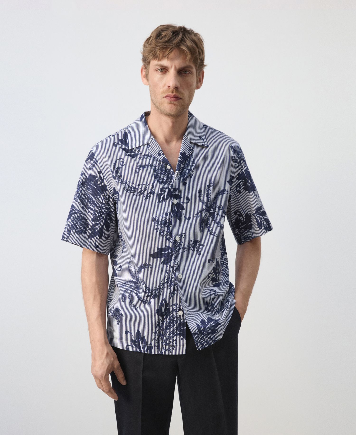 Men's Cotton Printed Shirt