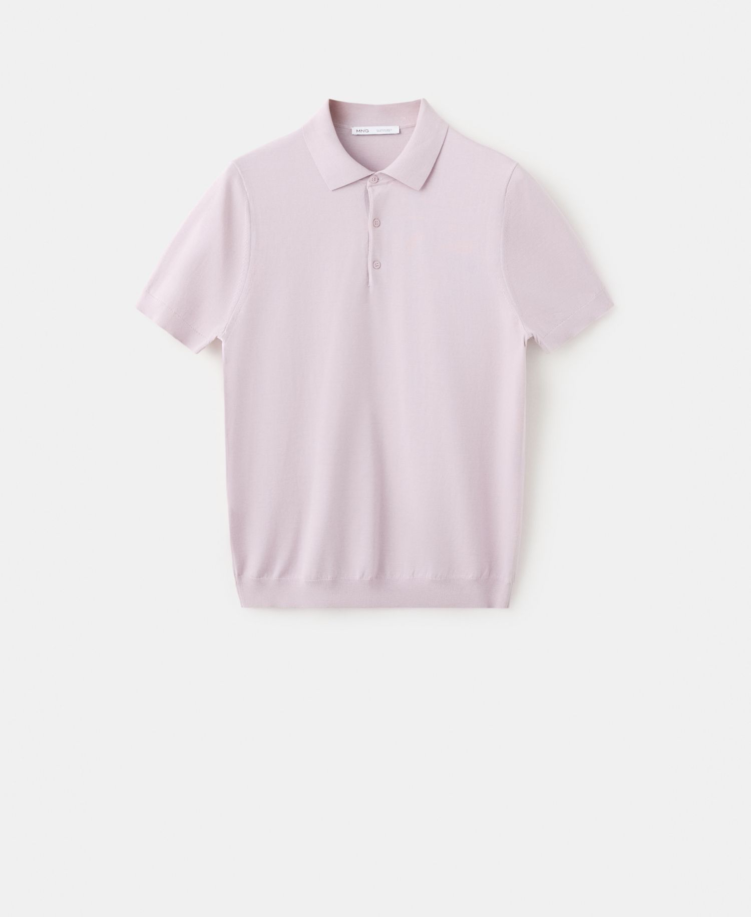 Men's Cotton Fine-Knit Polo Shirt