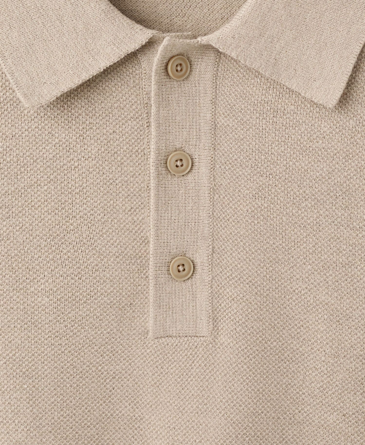 Men's Fine-Knit Cotton Polo Shirt