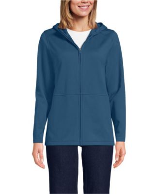 Men's Unisex Grid Tech Hooded Zip Front Jacket