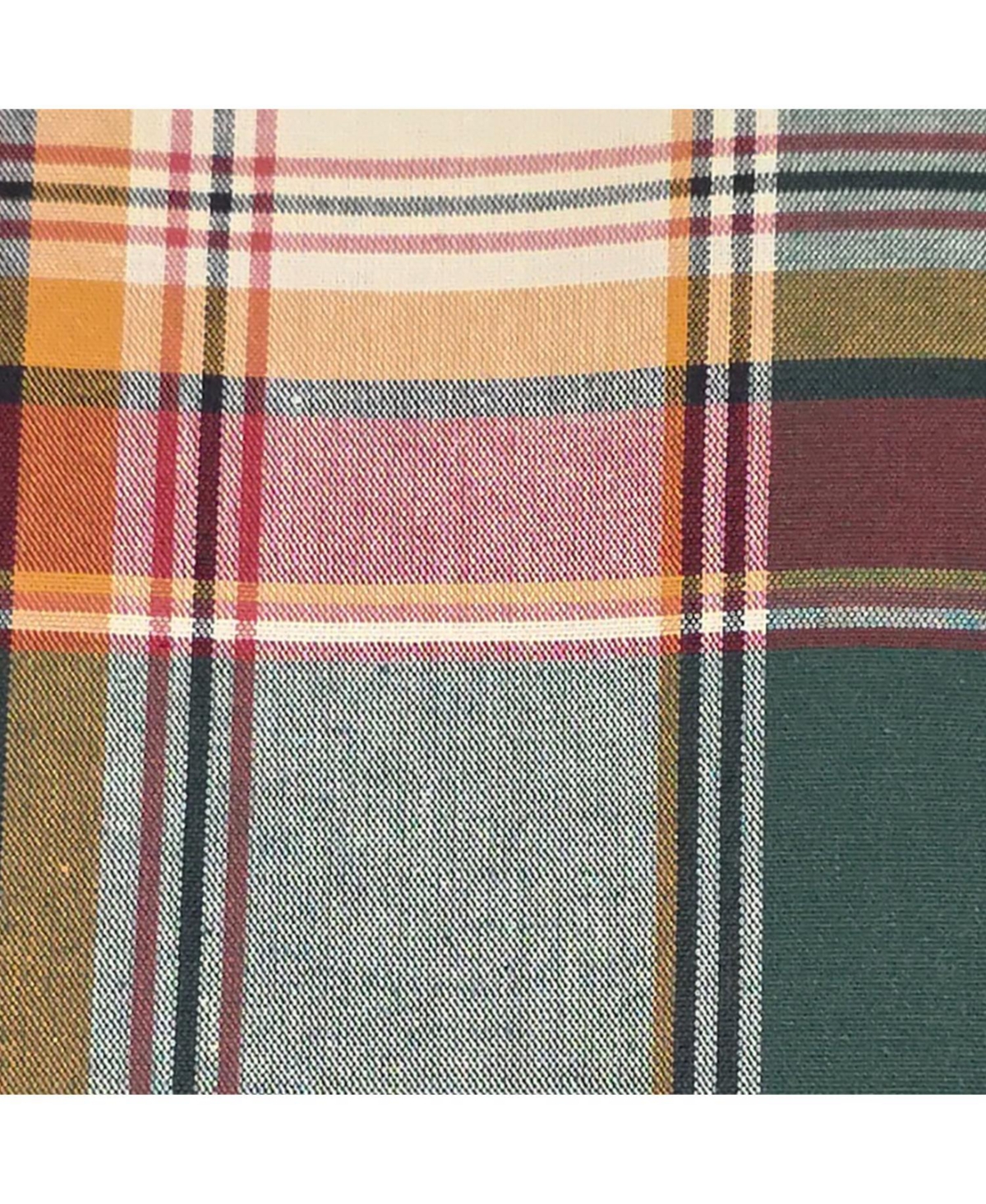 Rlf Home Cabin Plaid Cornice Window Valance 100% Cotton Lined Rod Pocket