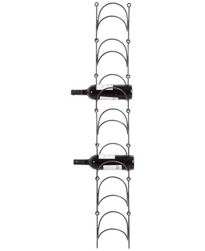 Metal Wall Wine Bottle Holder