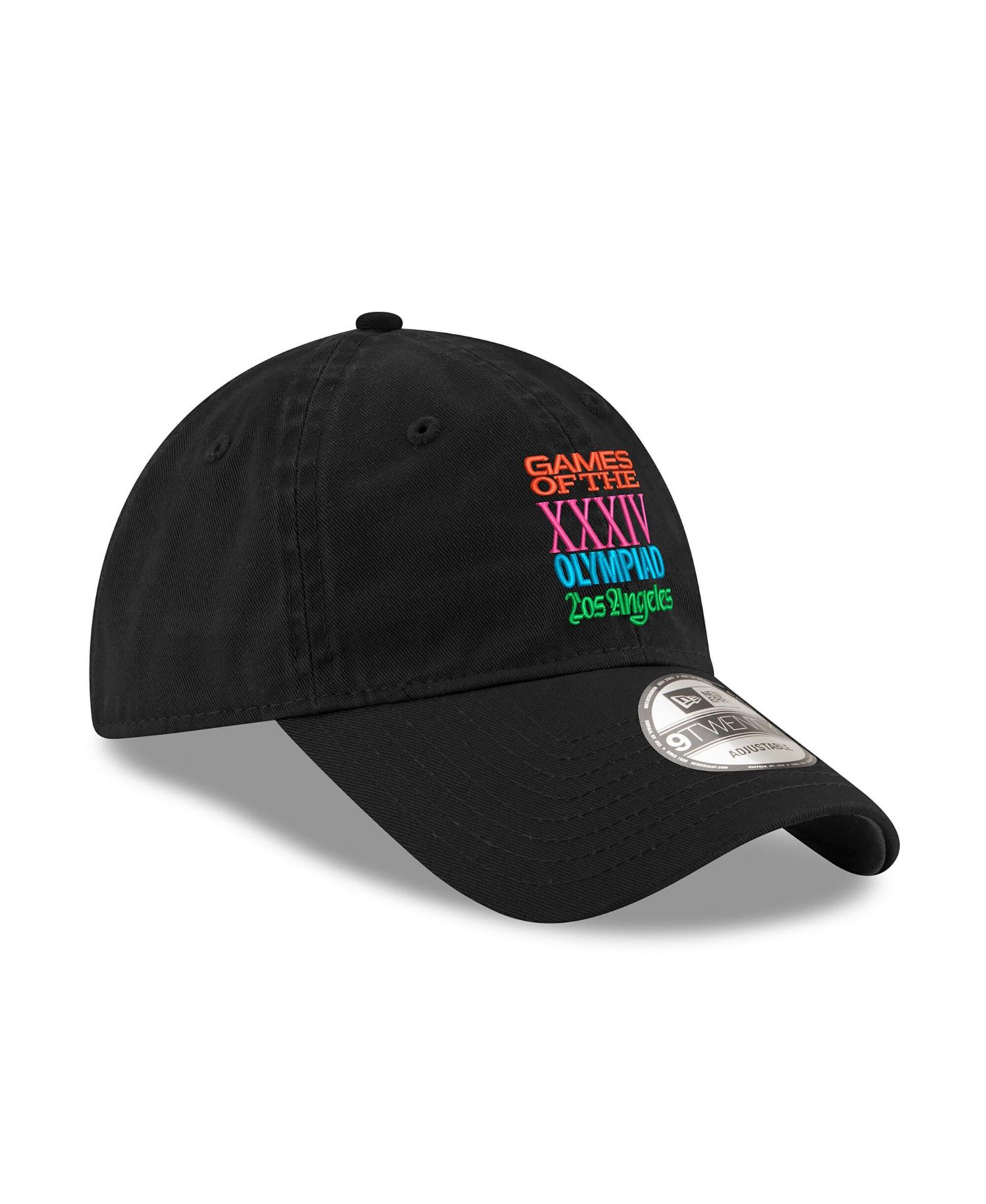 Men's Black LA28 Superbloom Collection 9TWENTY Adjustable Hat