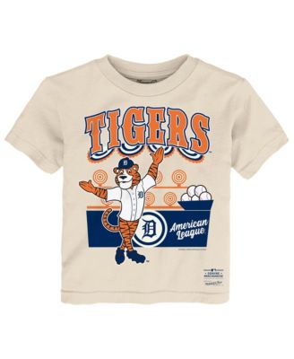 Toddler Cream Detroit Tigers Step Back Up T-Shirt