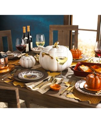Martha Stewart Collection CLOSEOUT! 2-Pc. Lidded Harvest Pumpkin