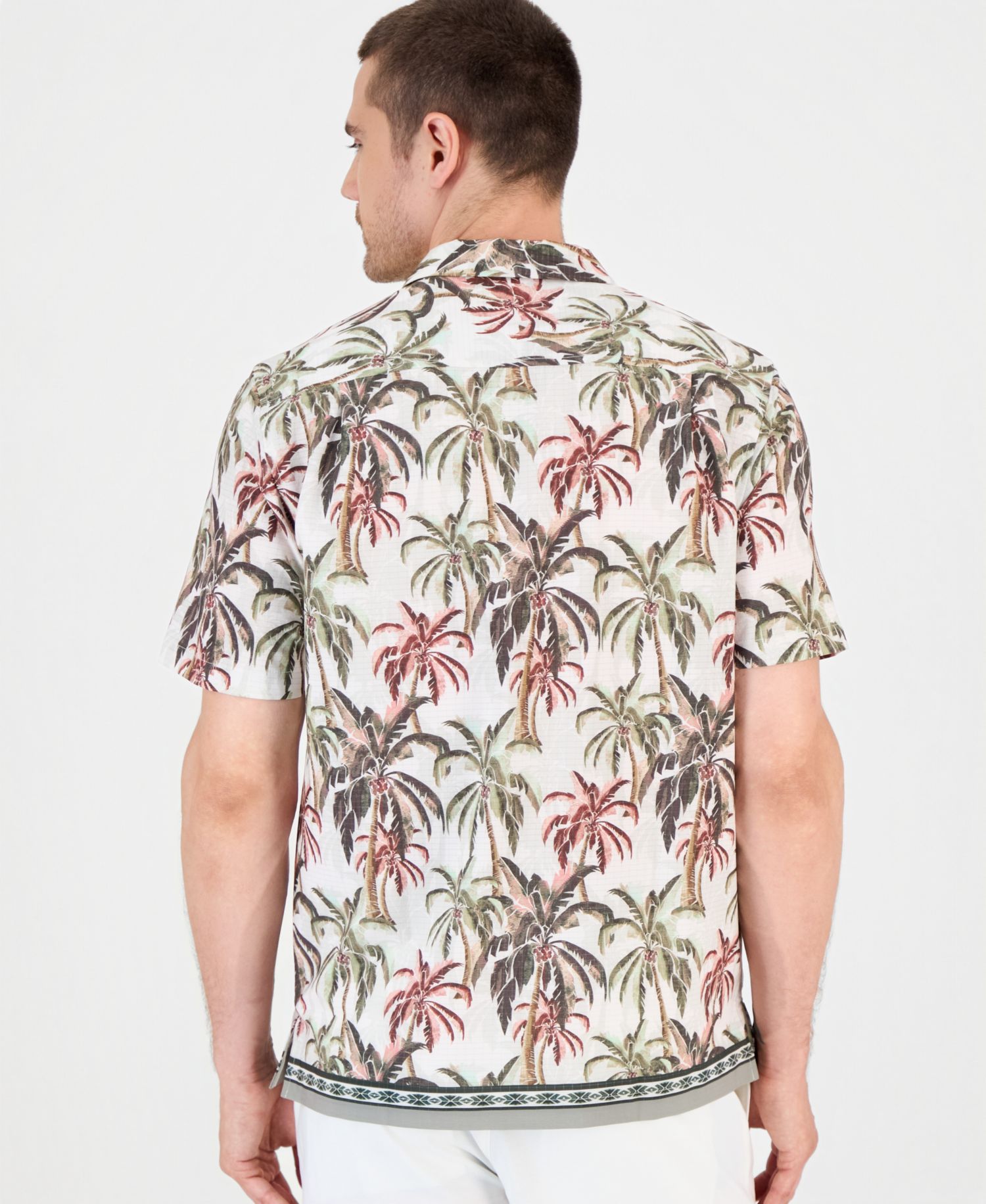 Men's Engineered Print Woven Shirt