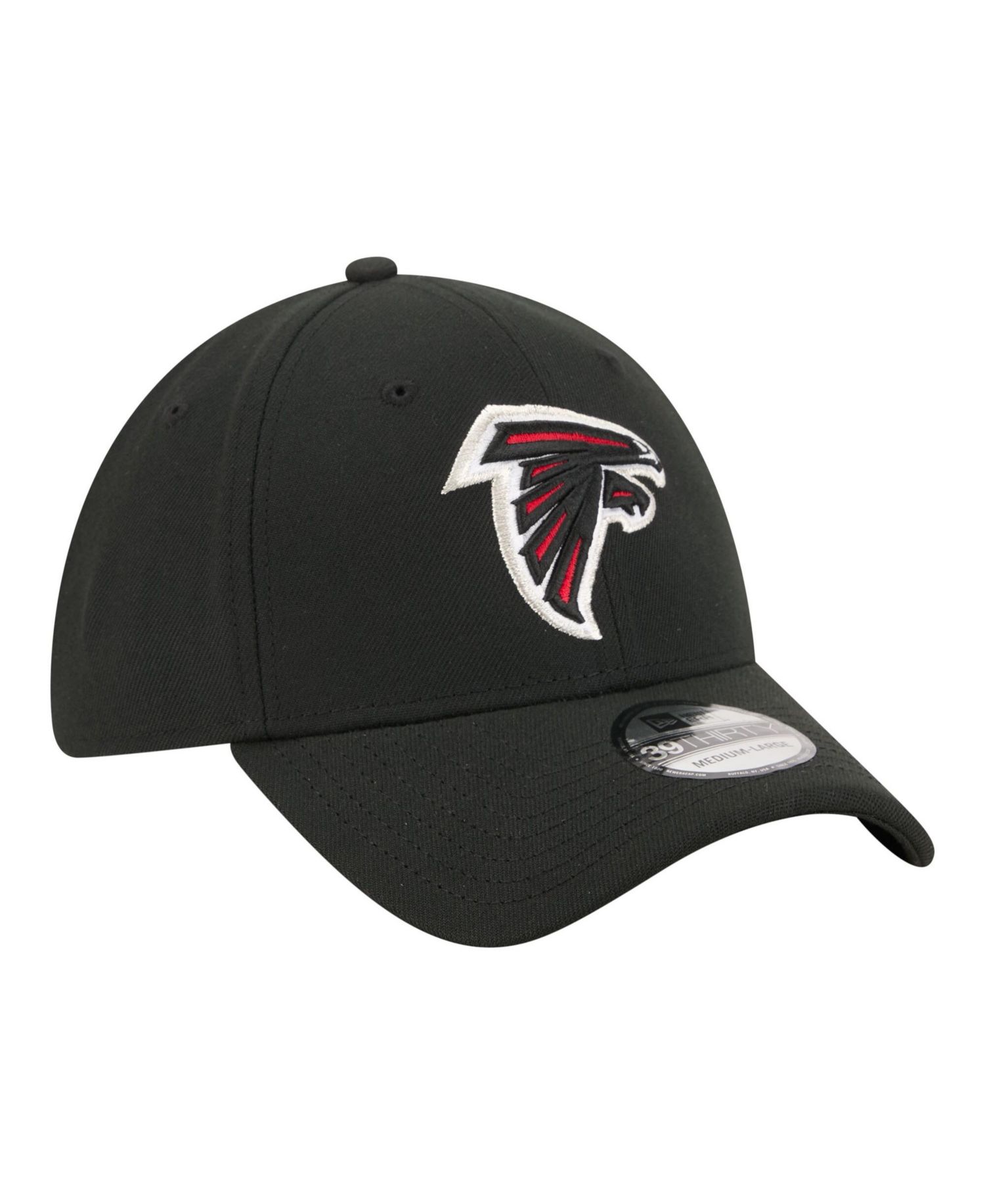 Men's Black Atlanta Falcons Core Team 39THIRTY Flex Hat