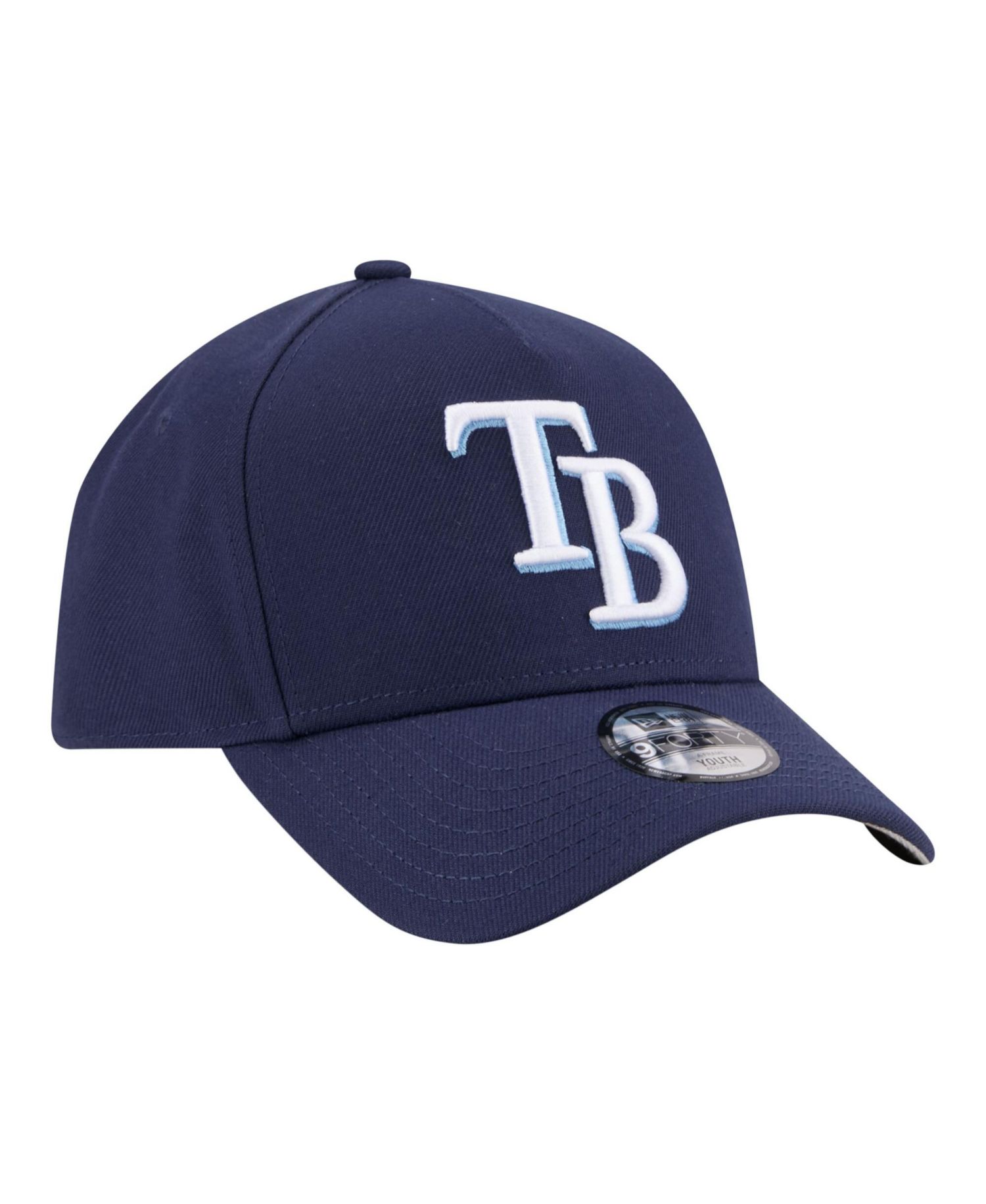 Big Boys and Girls Navy Tampa Bay Rays 9FORTY A-Frame Adjustable Hat