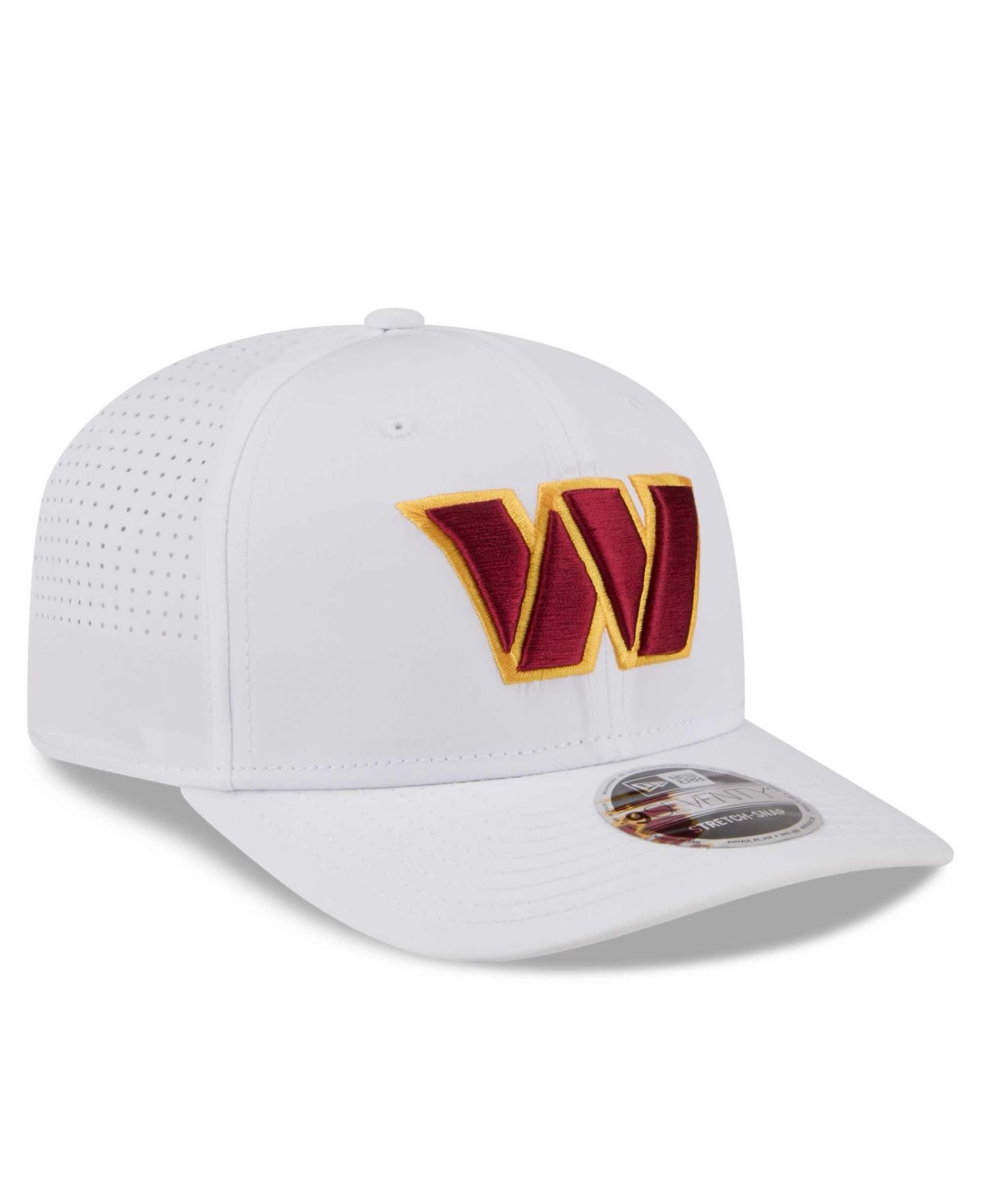 Men's White Washington Commanders Name Plate 9SEVENTY Adjustable Hat