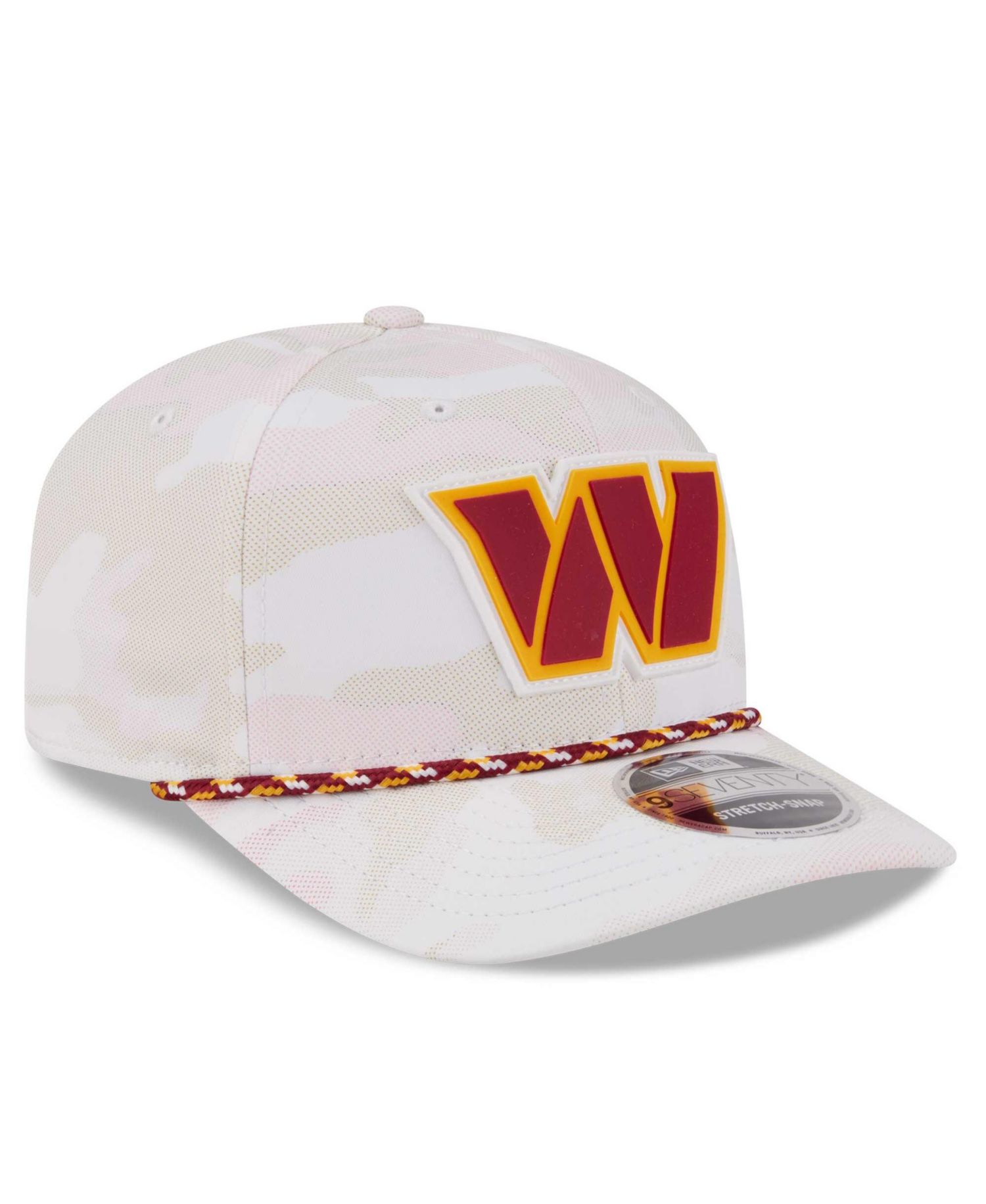 Men's White Washington Commanders Camo Rope 9SEVENTY Adjustable Hat
