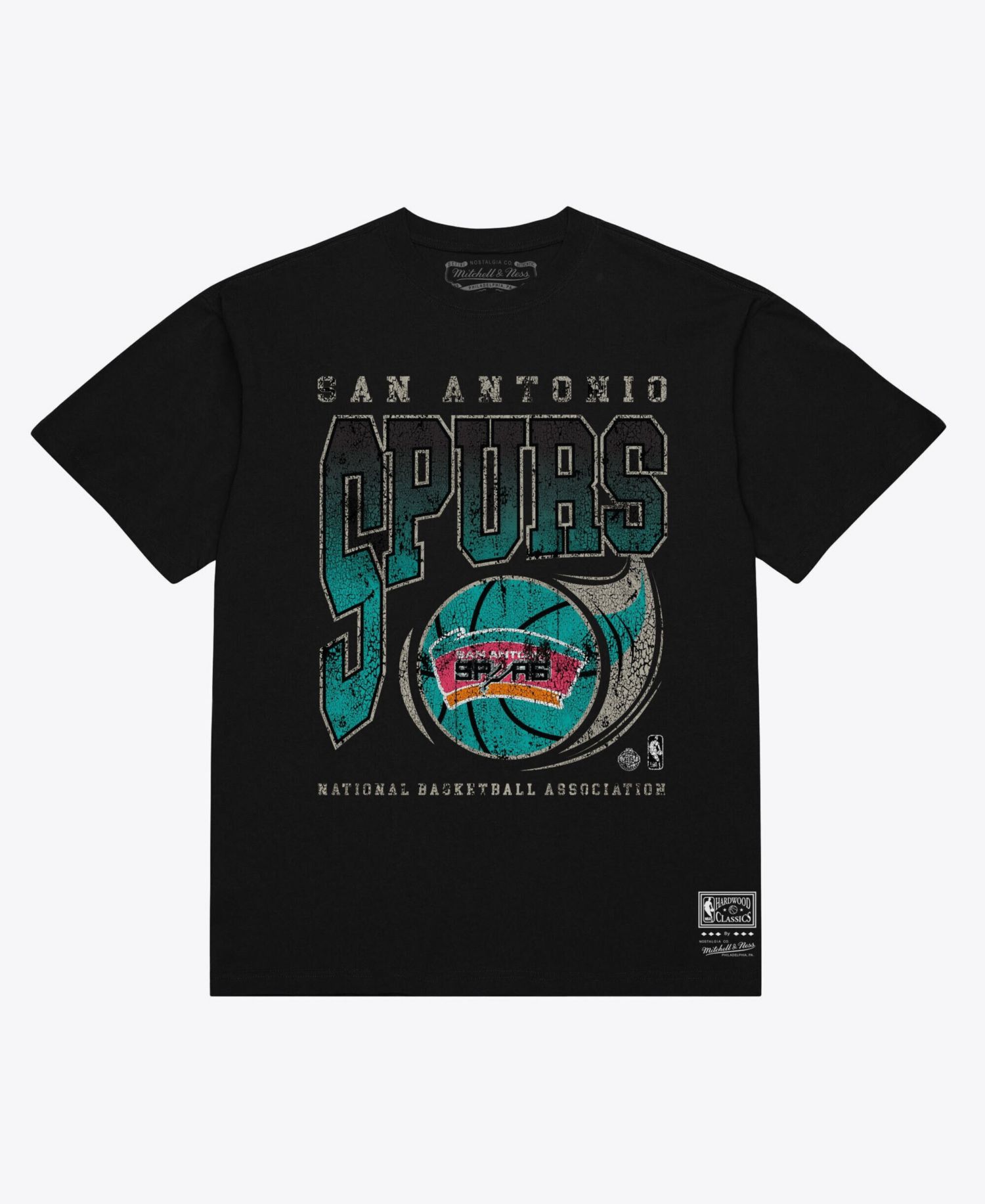 Men's Black San Antonio Spurs Ball Out T-Shirt