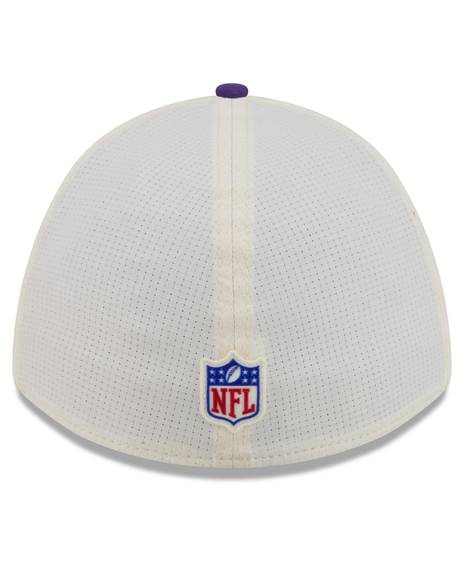 Men's Cream/Purple Minnesota Vikings 2026 NFL Training Camp 39THIRTY Flex Hat