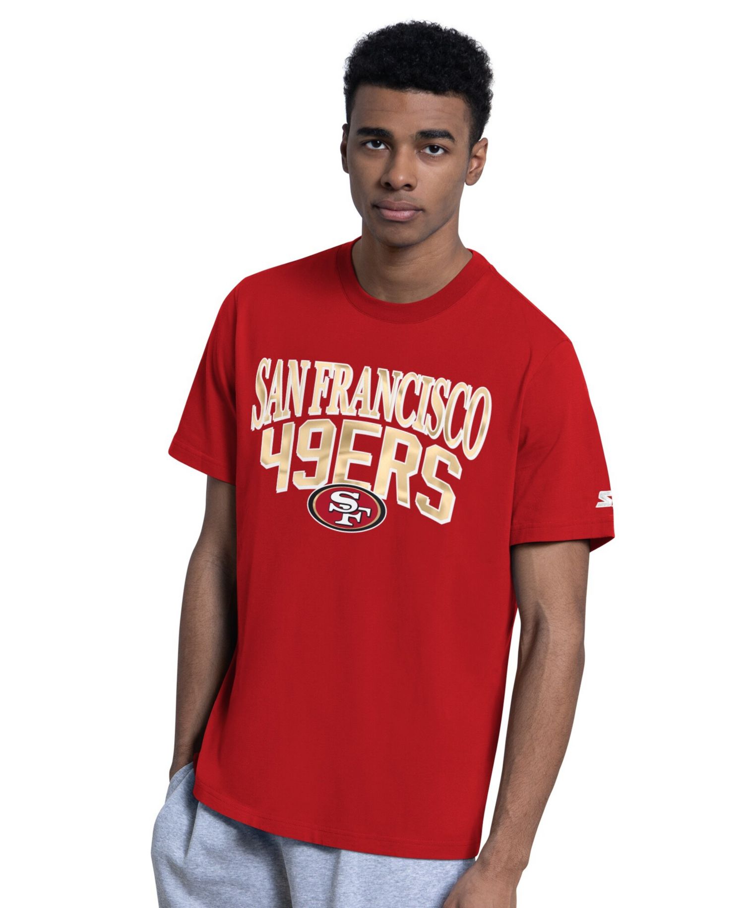 Men's 2-pack Scarlet/Gray San Francisco 49ers Logo T-Shirt